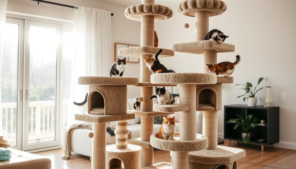 multi-level cat trees